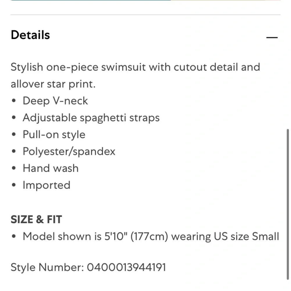 NWT Saks 5th Avenue CHASER Star-Print Cutout One-Piece Swimsuit Adjustable Strap